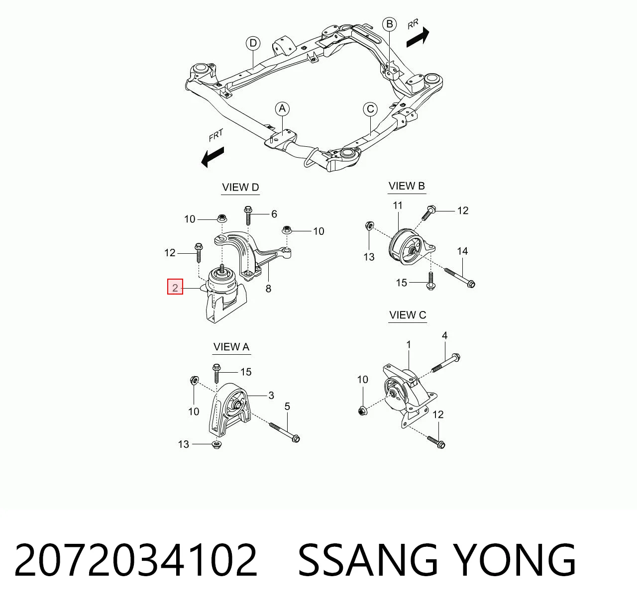 2072034102 Ssang Yong