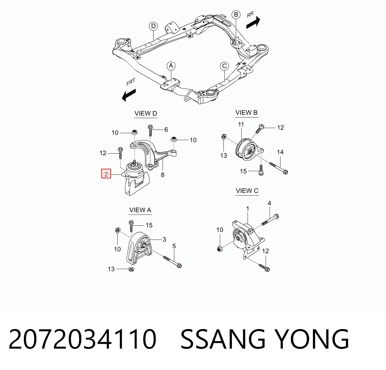 2072034110 Ssang Yong