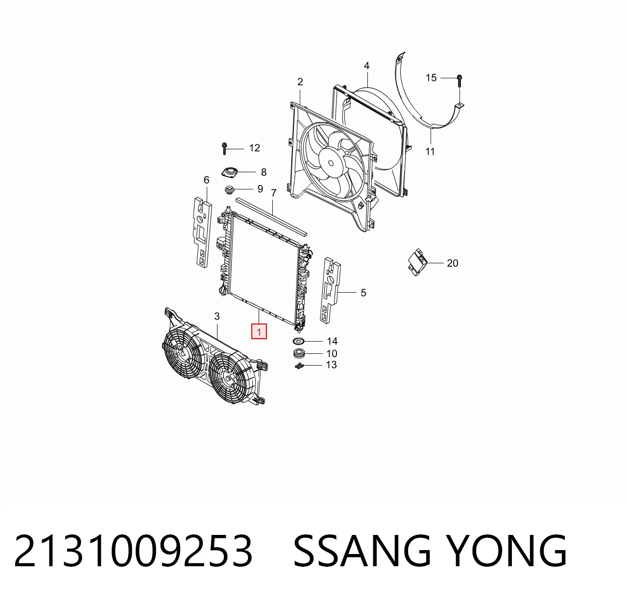 2131009253 Ssang Yong