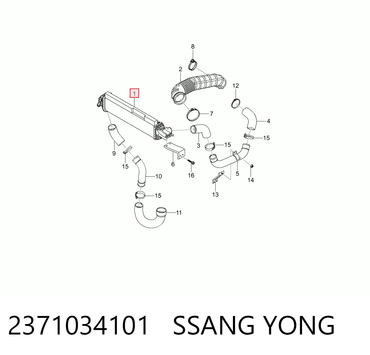 2371034101 Ssang Yong