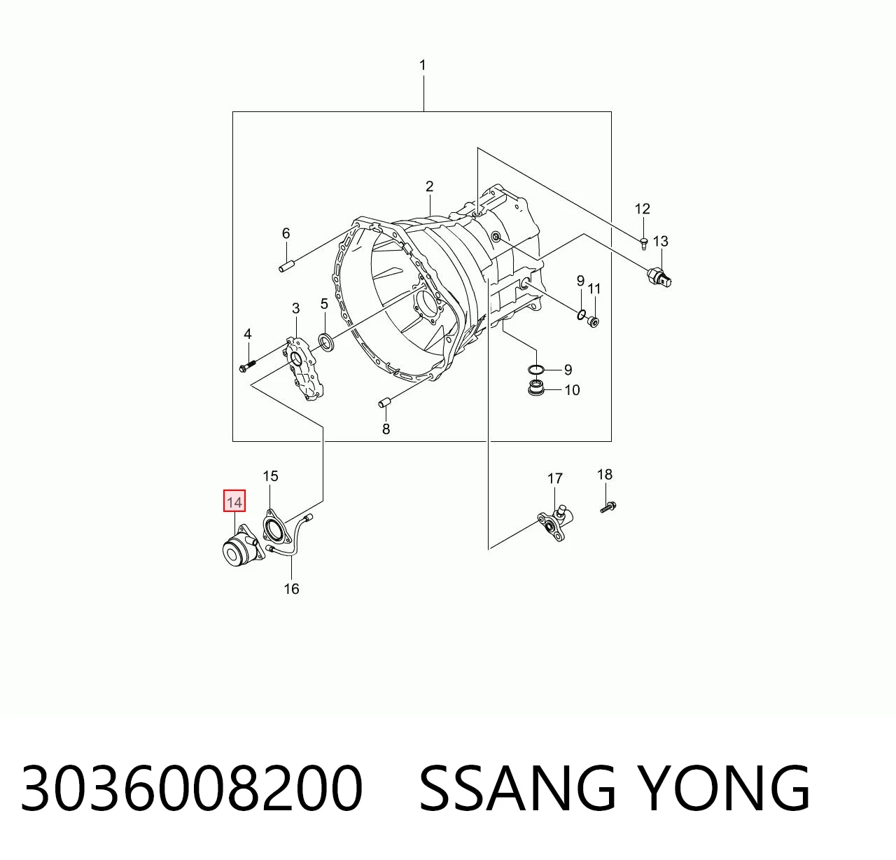 3036008200 Ssang Yong