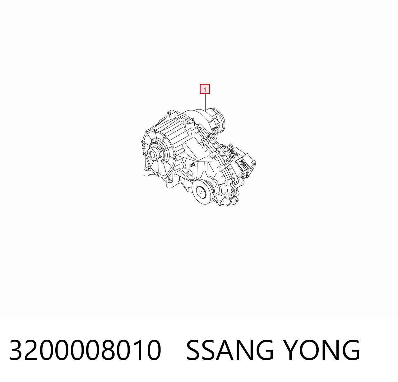 Skrzynia rozdzielcza do SsangYong Actyon  CJ