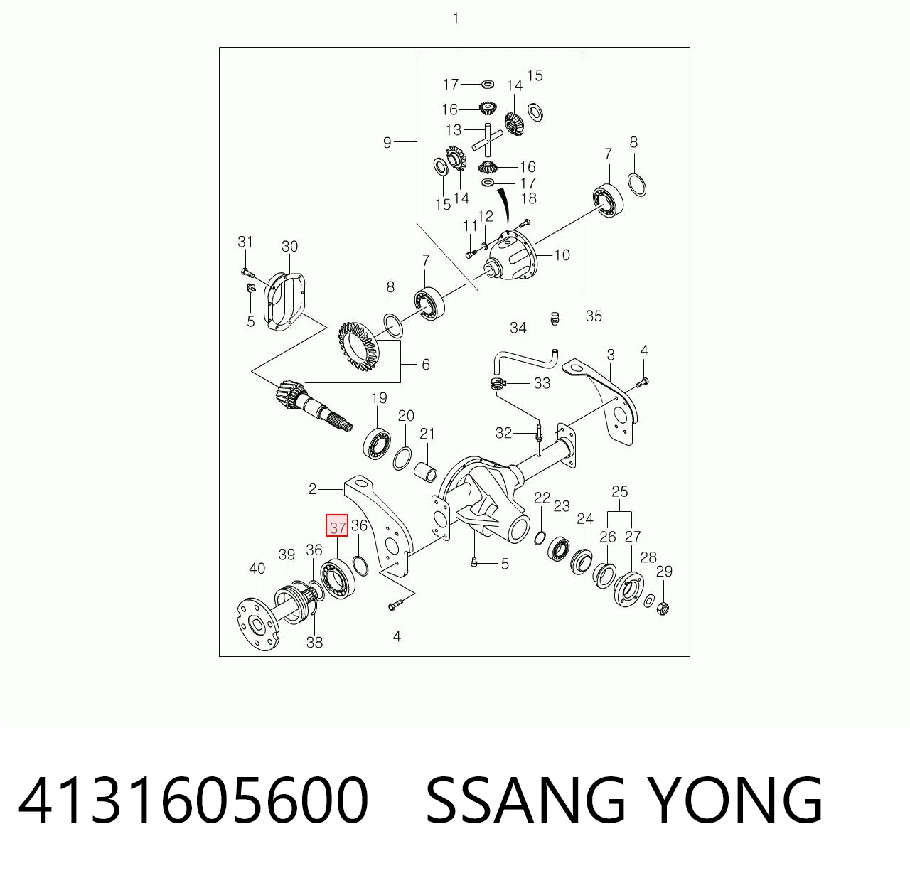 4131605600 Ssang Yong