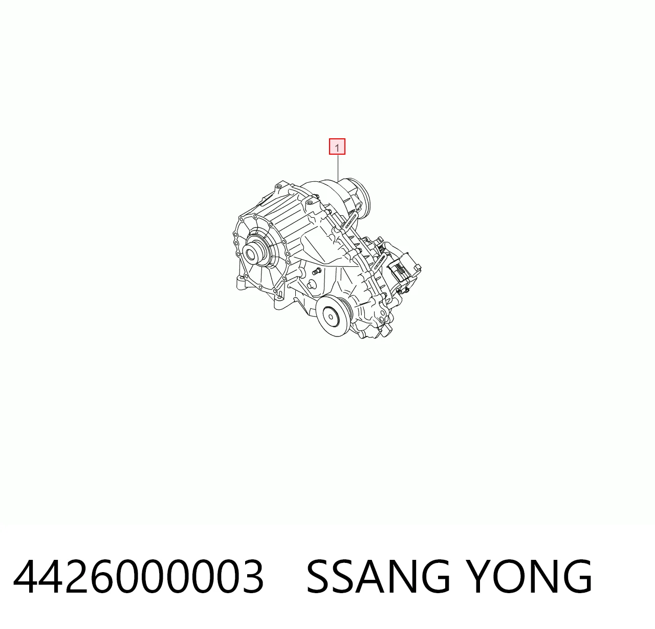 Skrzynia rozdzielcza SsangYong Actyon SUV (CJ) (2006 - 2012) cena, od 356,31 USD