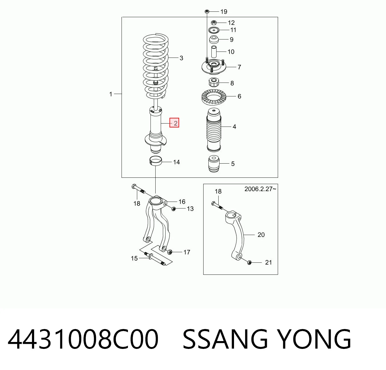 4431008C00 Ssang Yong