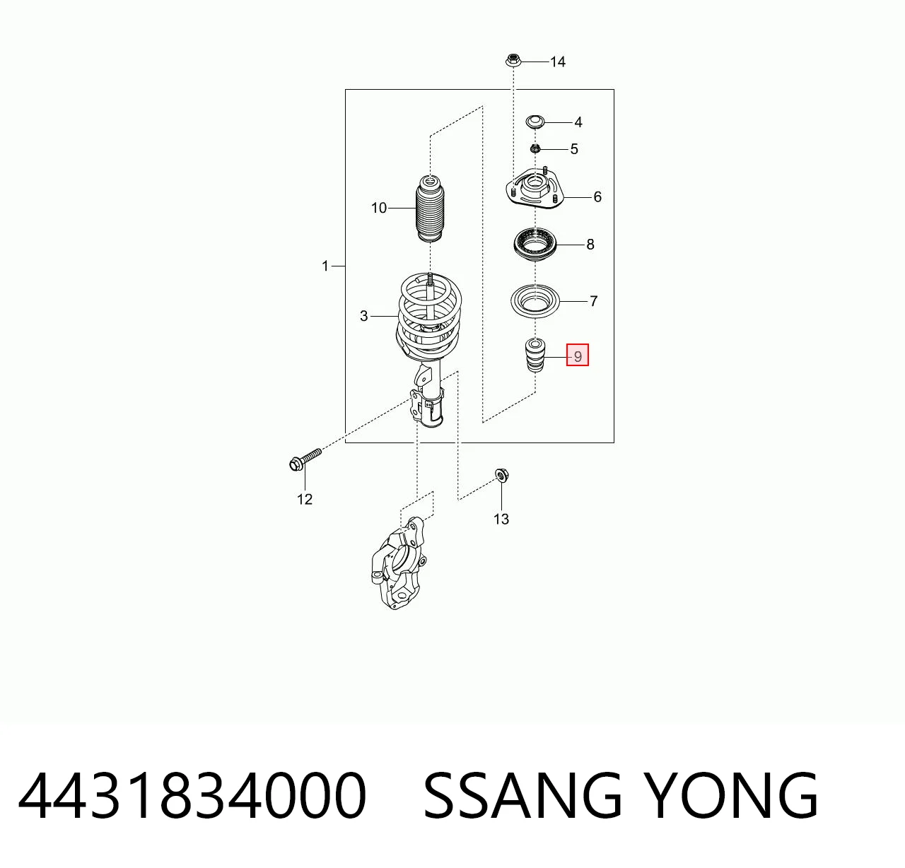 4431834000 Ssang Yong