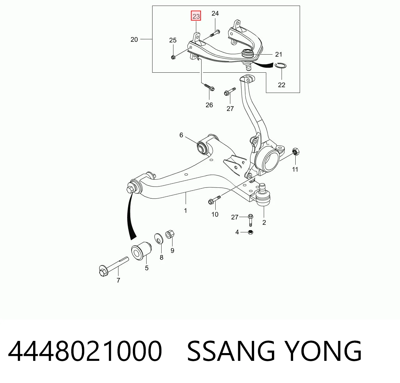 4448021000 Ssang Yong