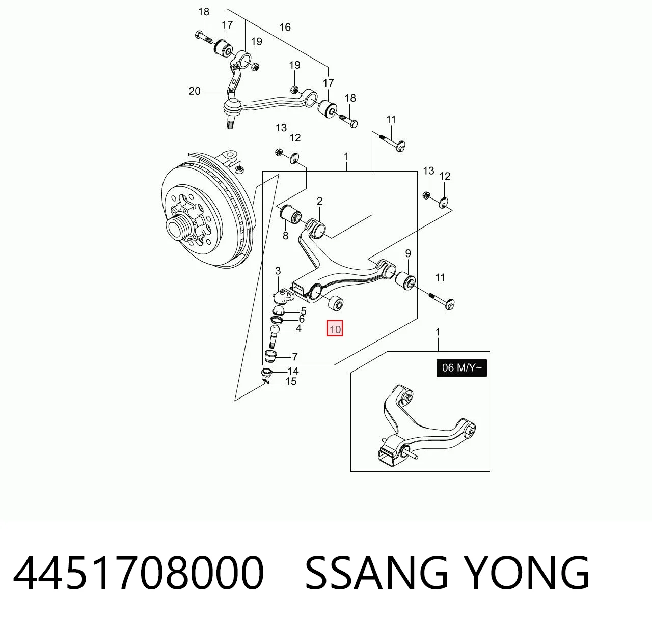 4451708000 Ssang Yong