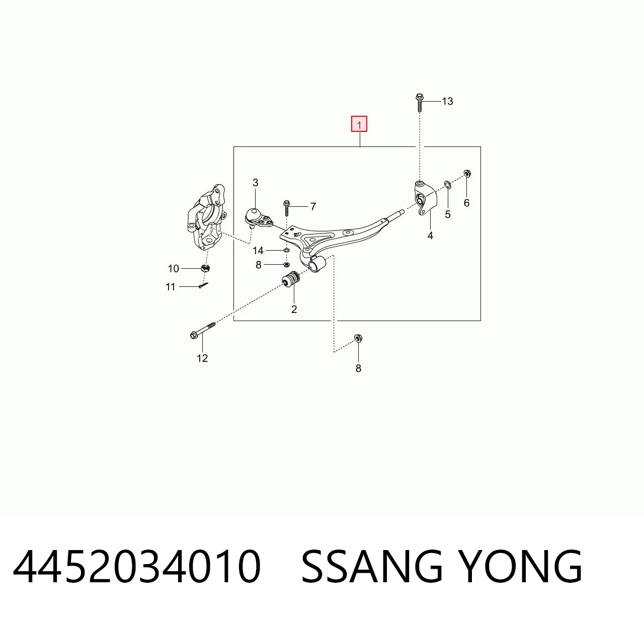 4452034010 Ssang Yong