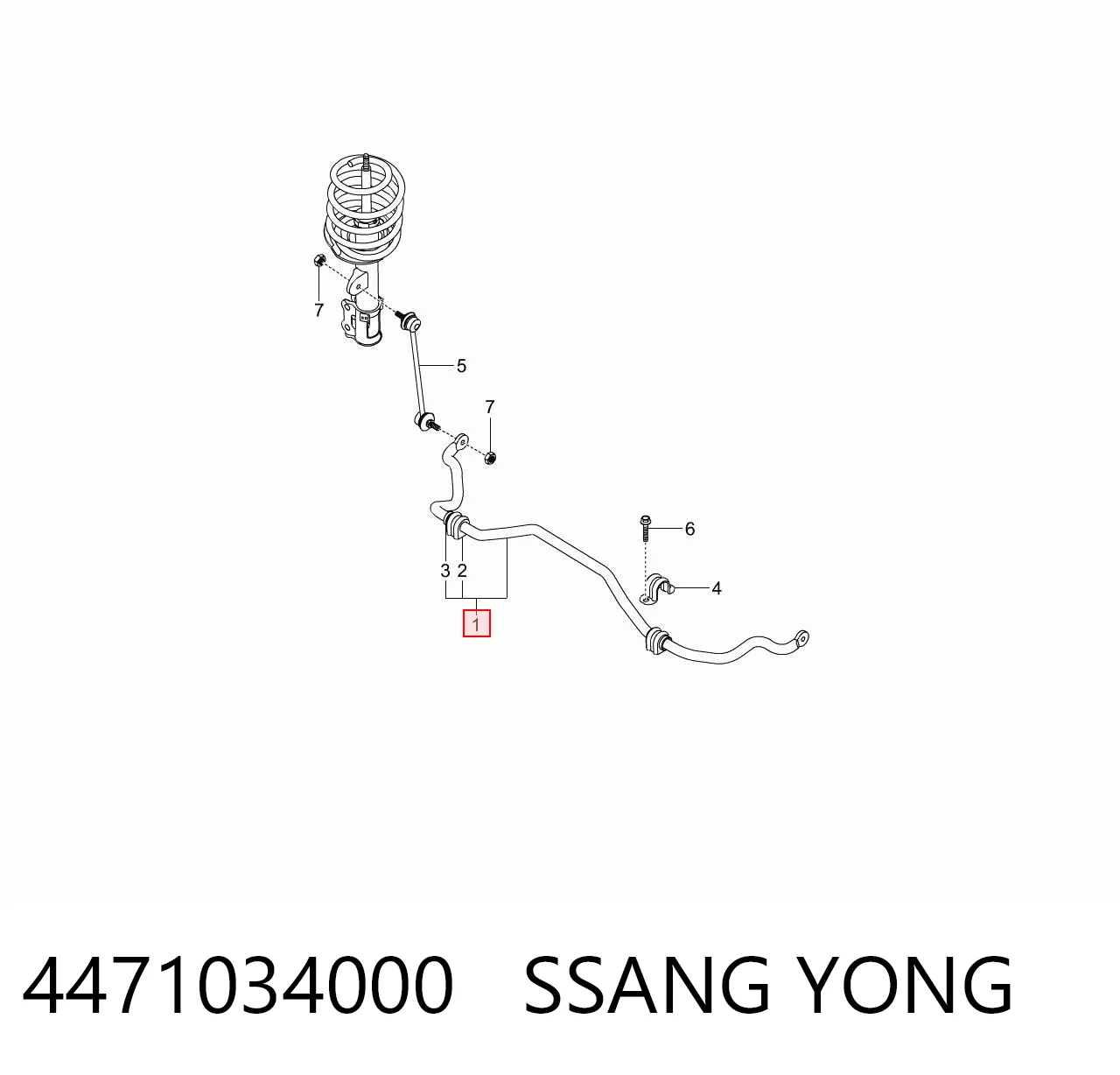 4471034000 Ssang Yong