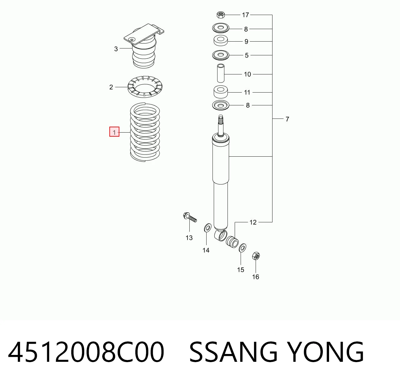 4512008C00 Ssang Yong