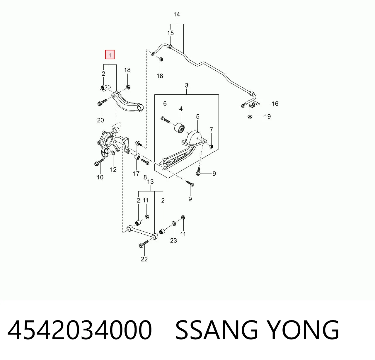 4542034000 Ssang Yong