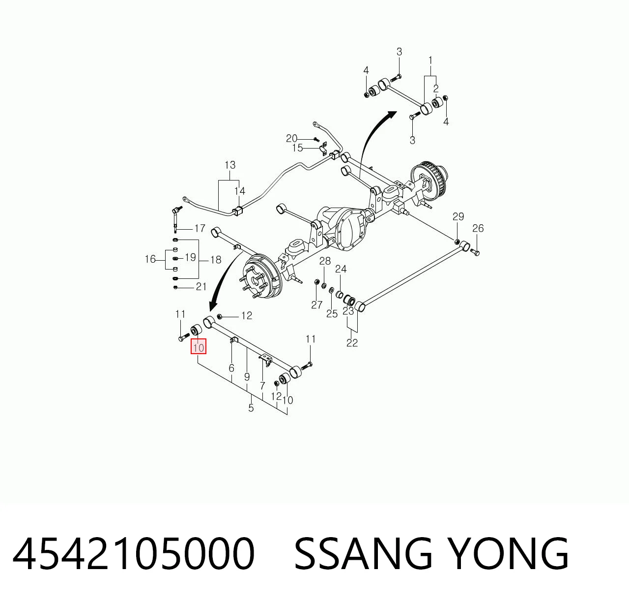 4542105000 Ssang Yong
