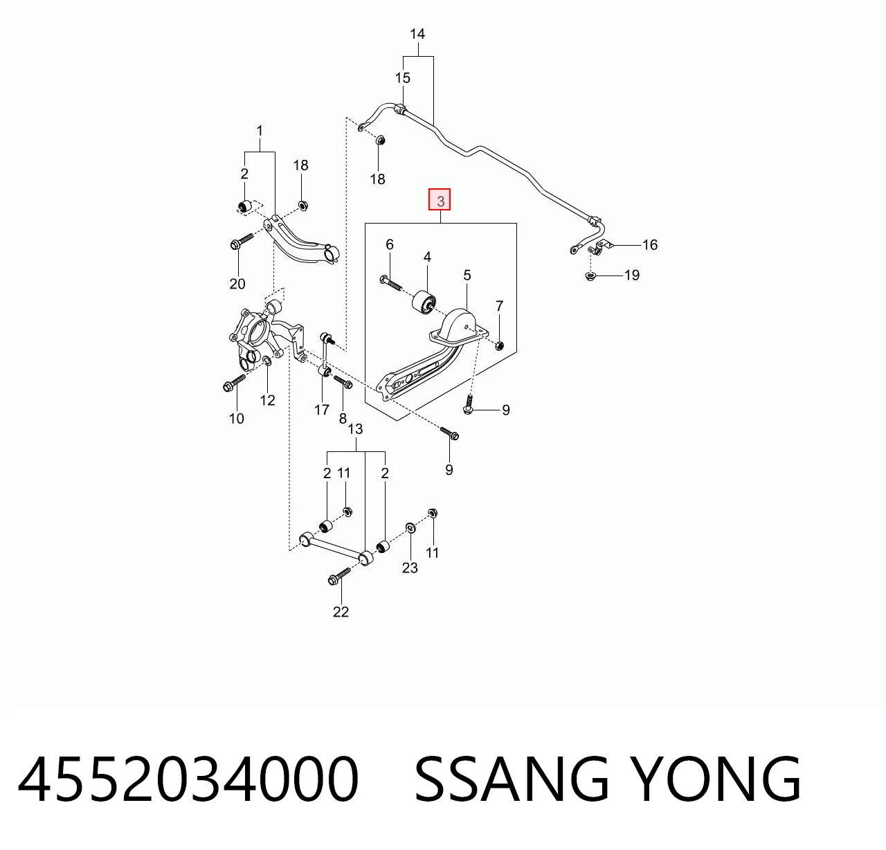 4552034000 Ssang Yong