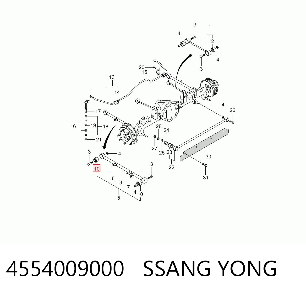 4554009000 Ssang Yong