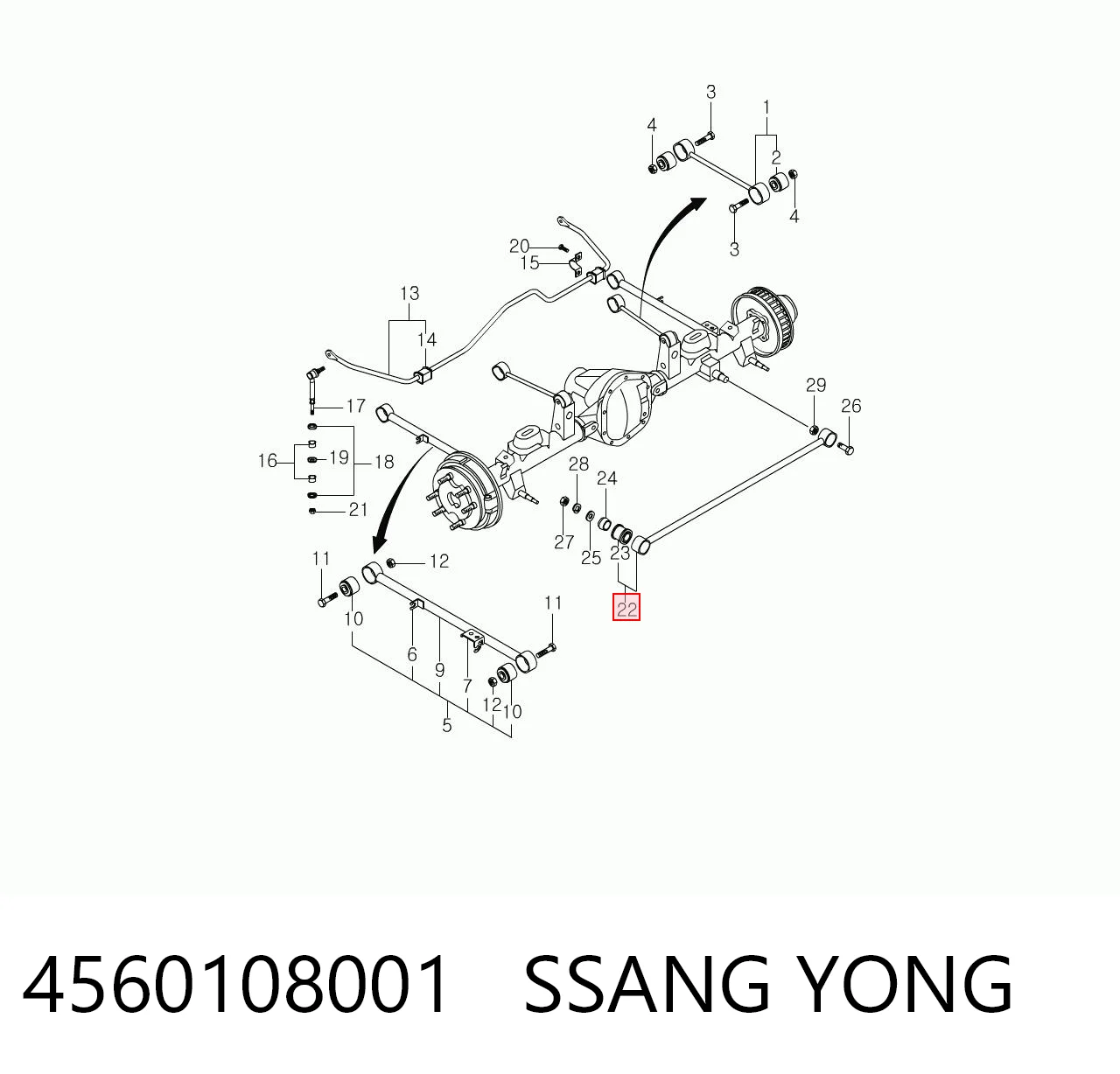 4560108001 Ssang Yong