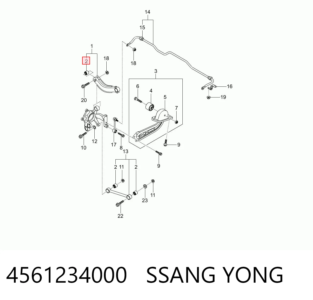4561234000 Ssang Yong