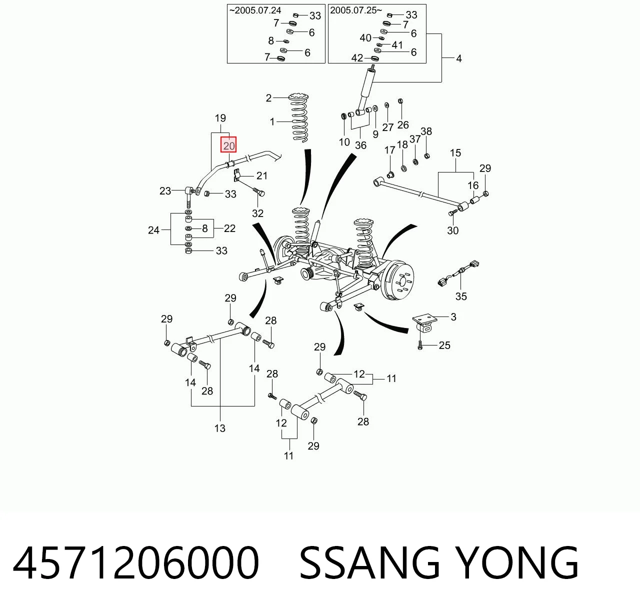4571206000 Ssang Yong