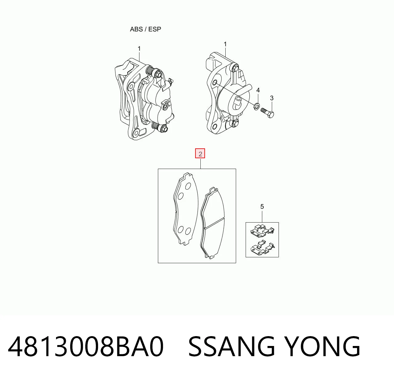 4813008BA0 Ssang Yong