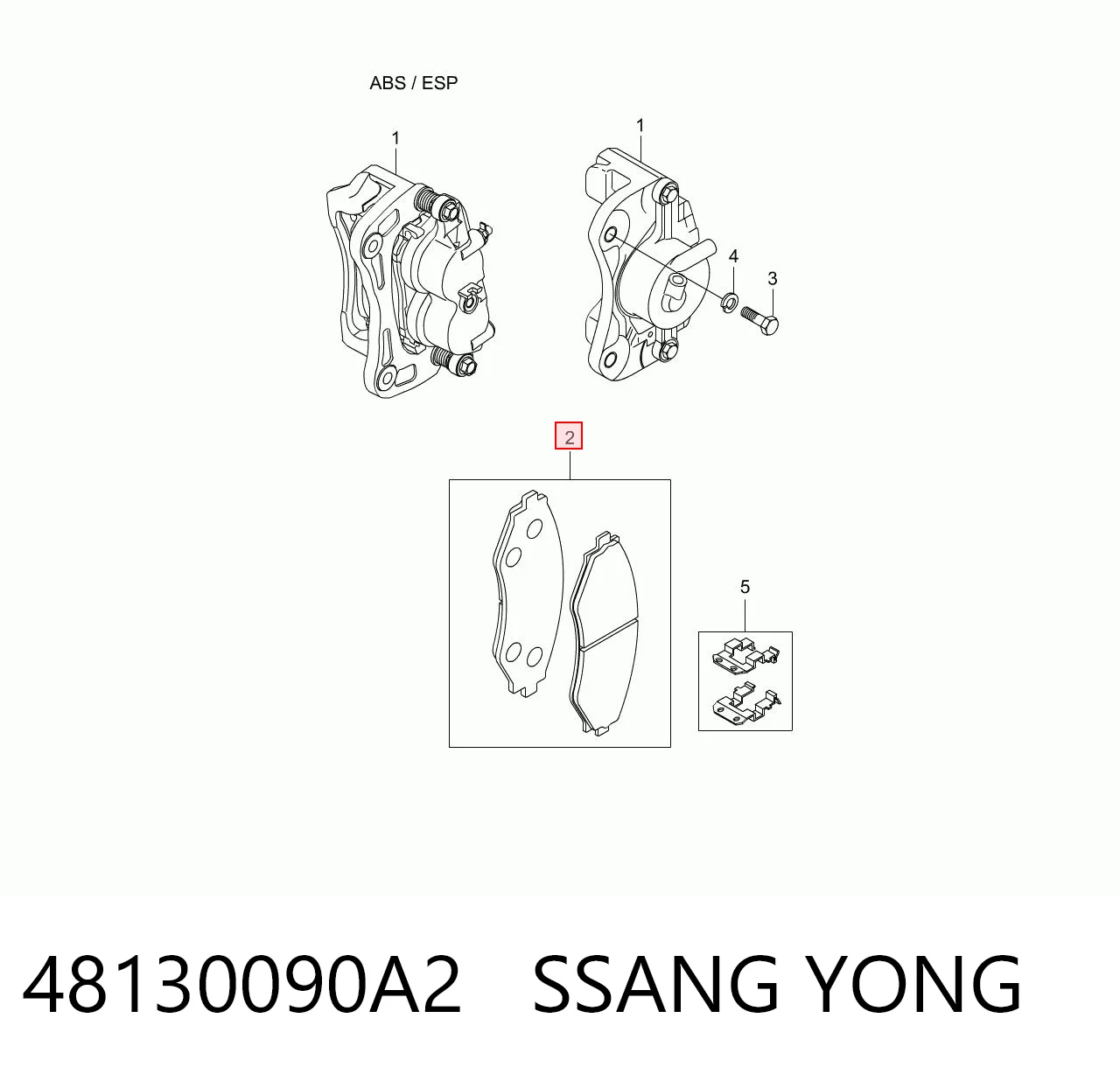 48130090A2 Ssang Yong