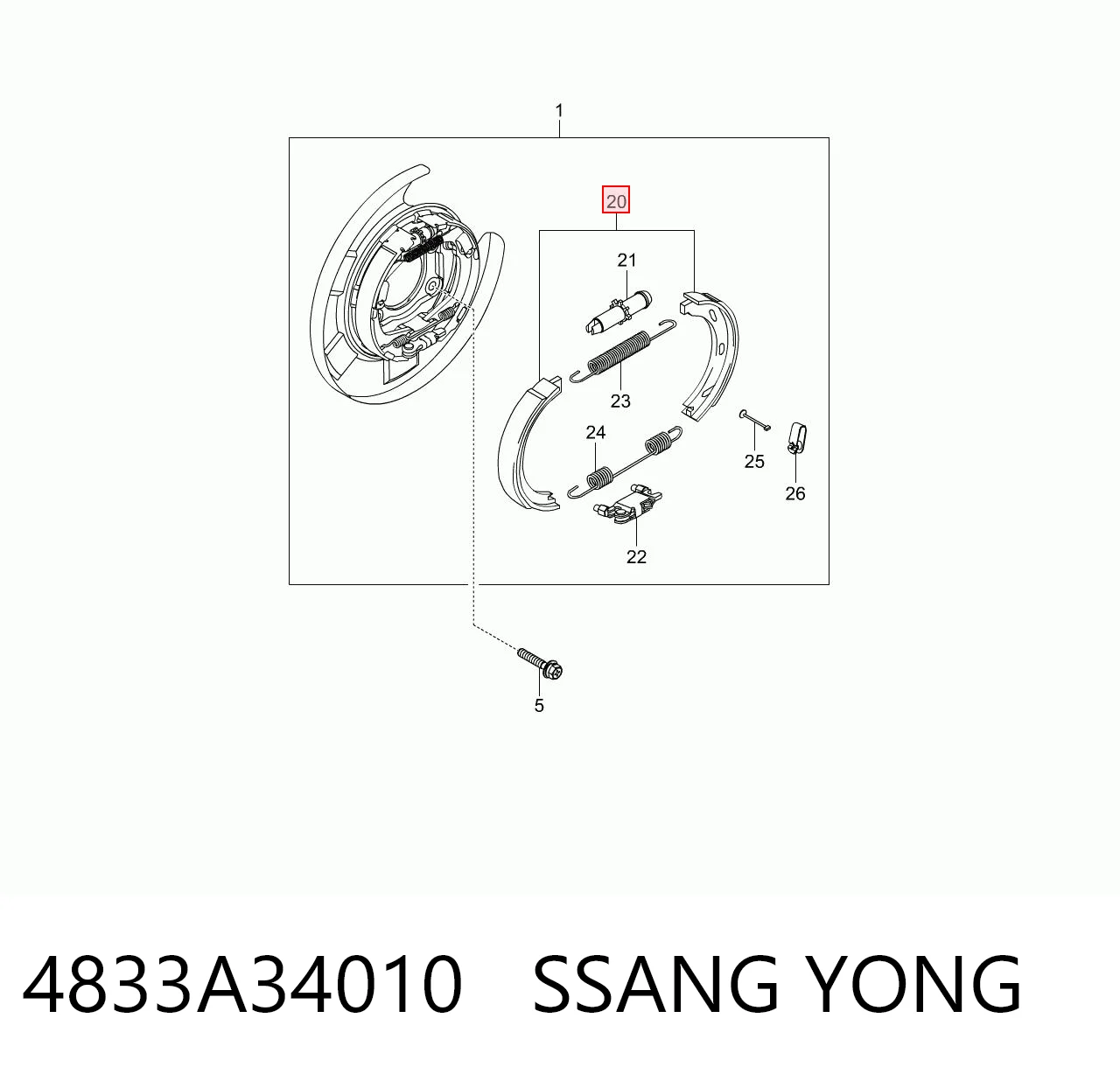 4833A34010 Ssang Yong