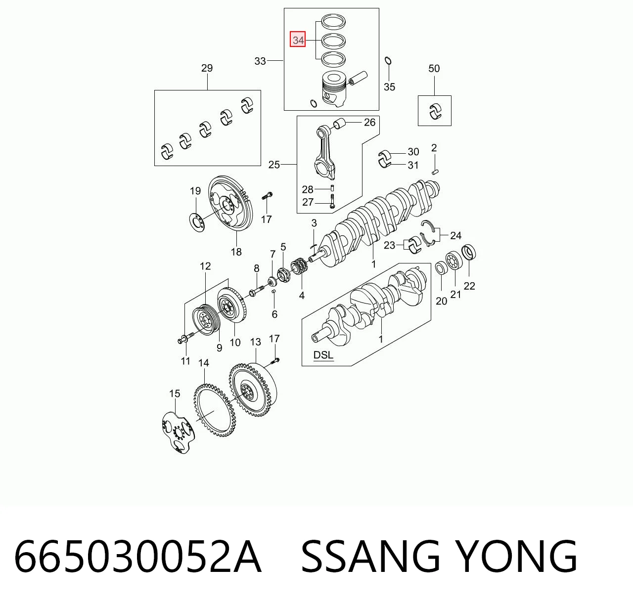 665030052A Ssang Yong