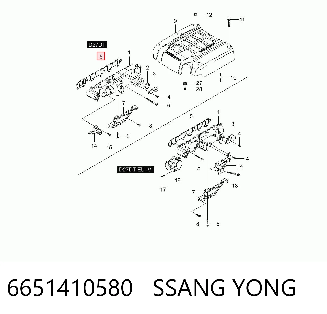 6651410580 Ssang Yong