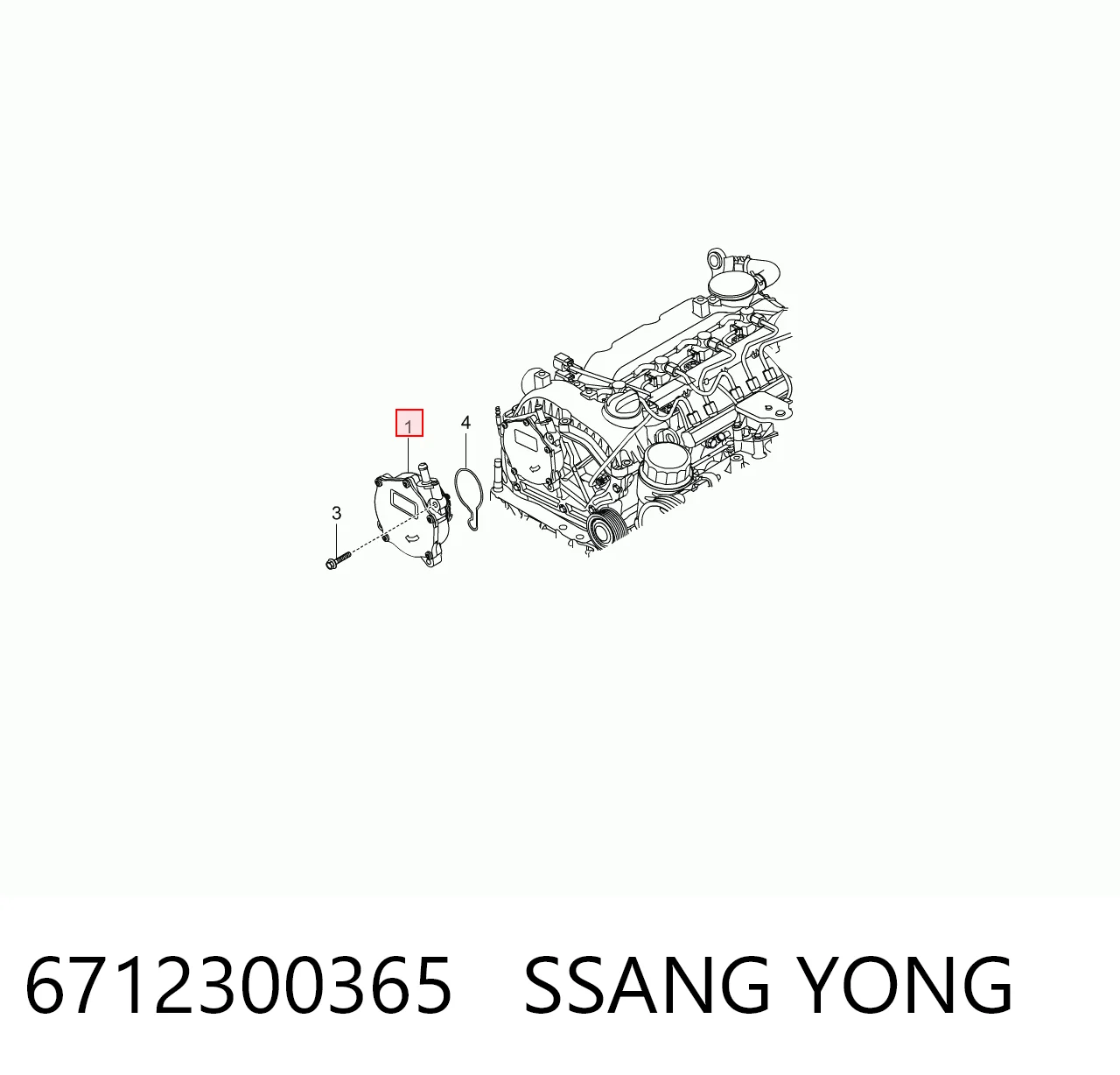 6712300365 Ssang Yong