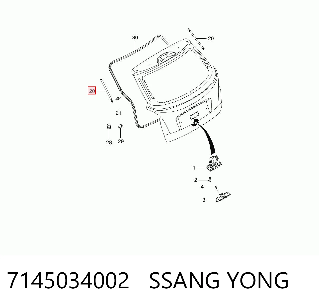 7145034002 Ssang Yong