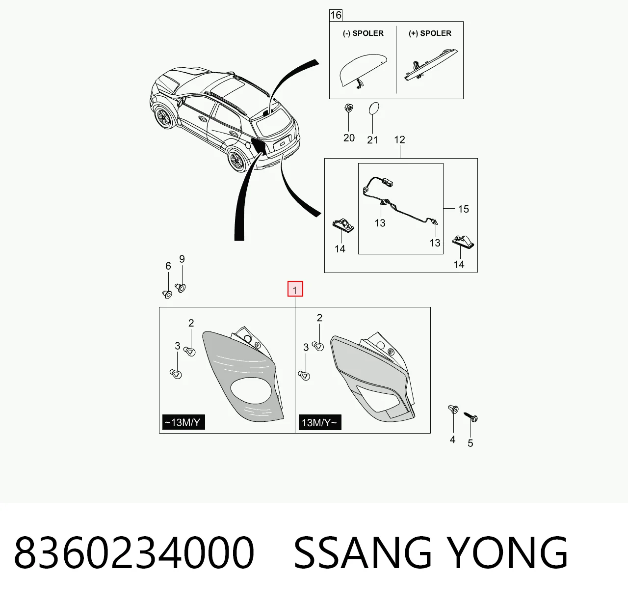8360234000 Ssang Yong