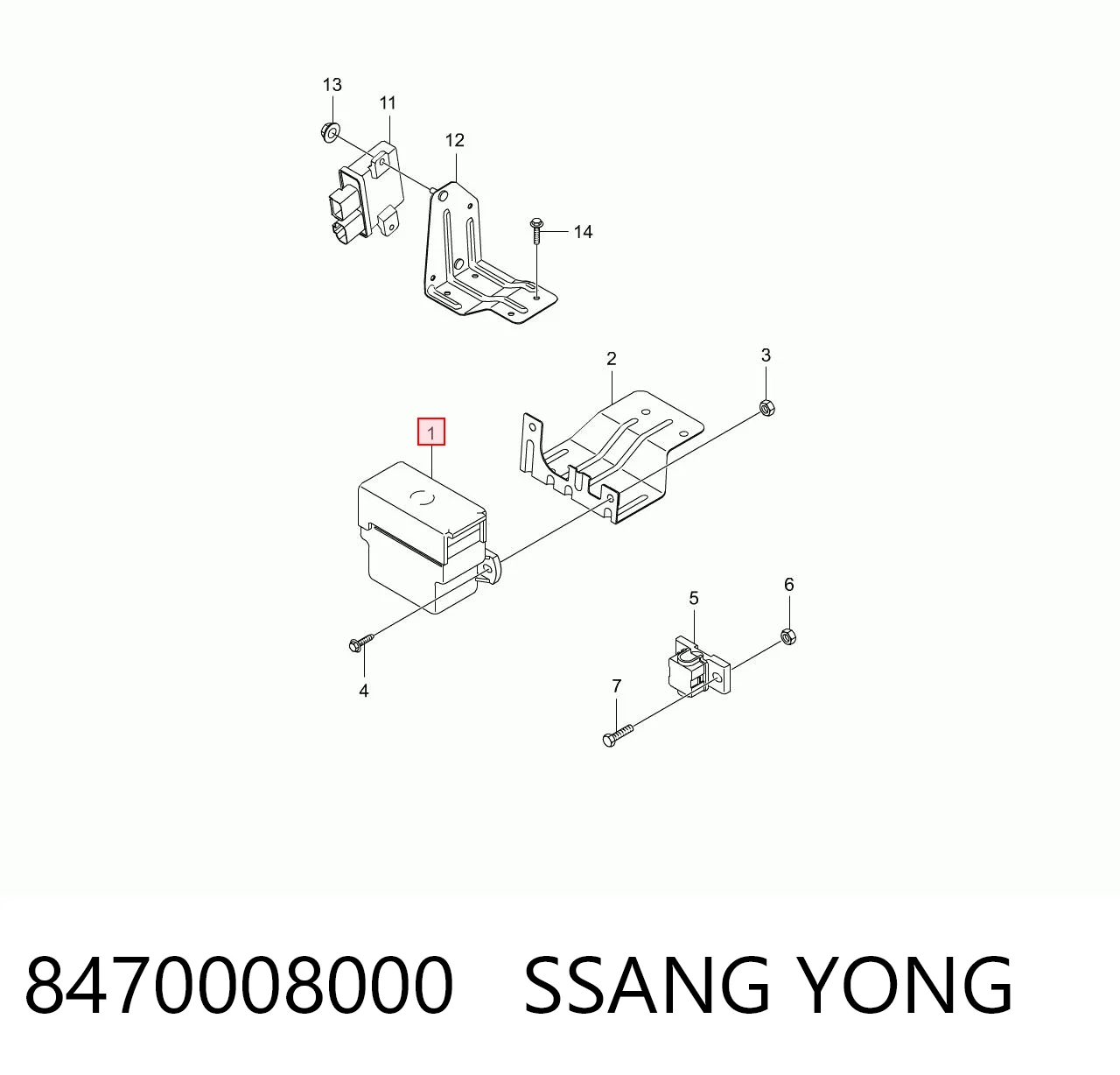 8470008000 Ssang Yong