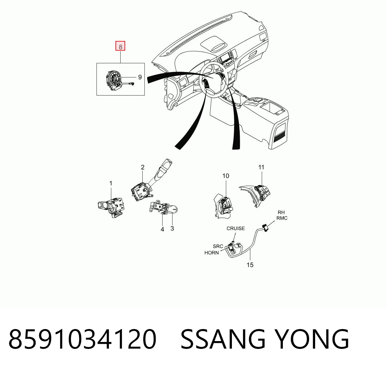 8591034120 Ssang Yong