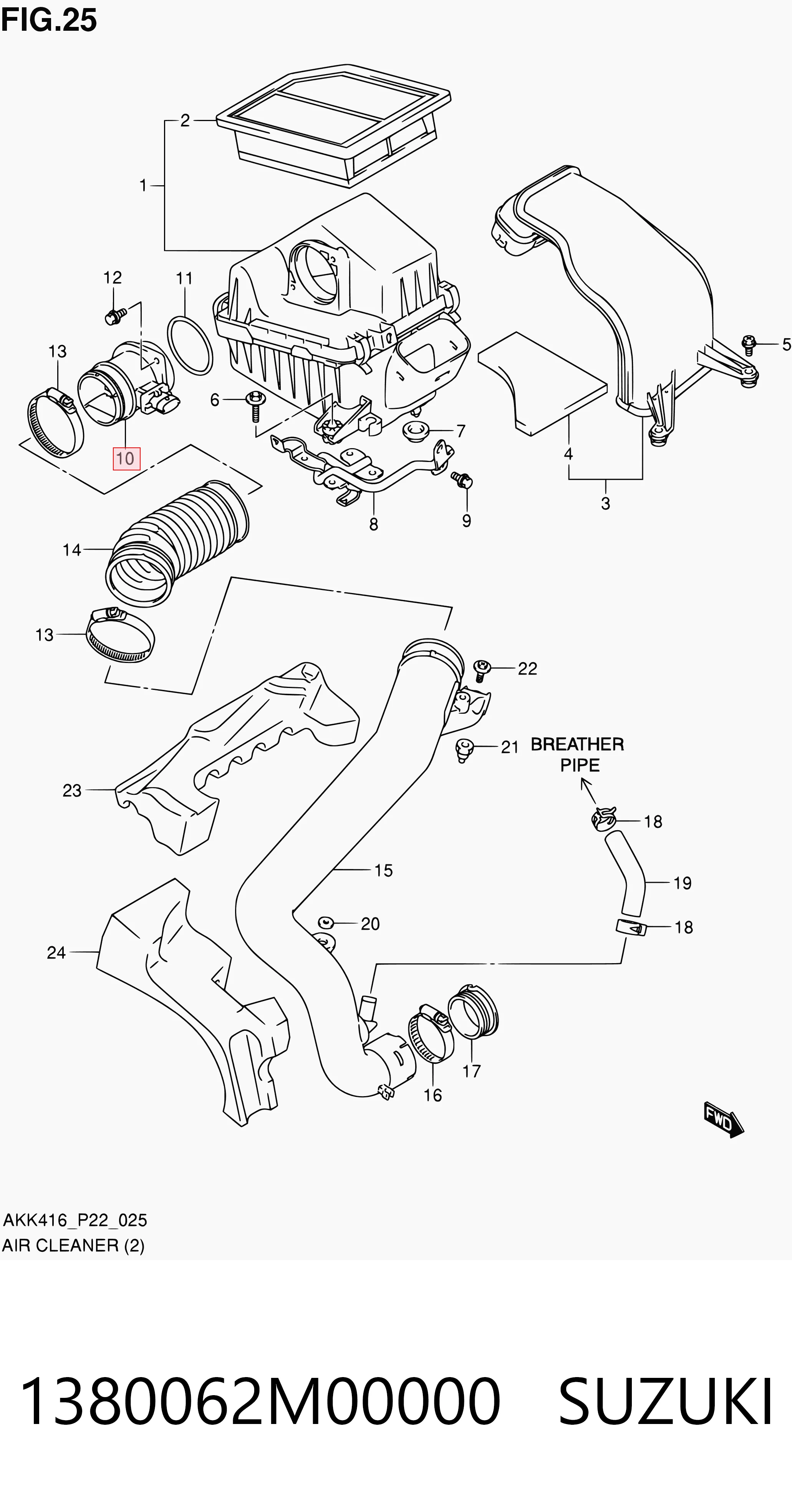 Czujnik przepływu powietrza, przepływomierz powietrza M.A.F. Fiat Tipo EGEA sedana (356) (2015 - 2026) cena, od 61,58 USD