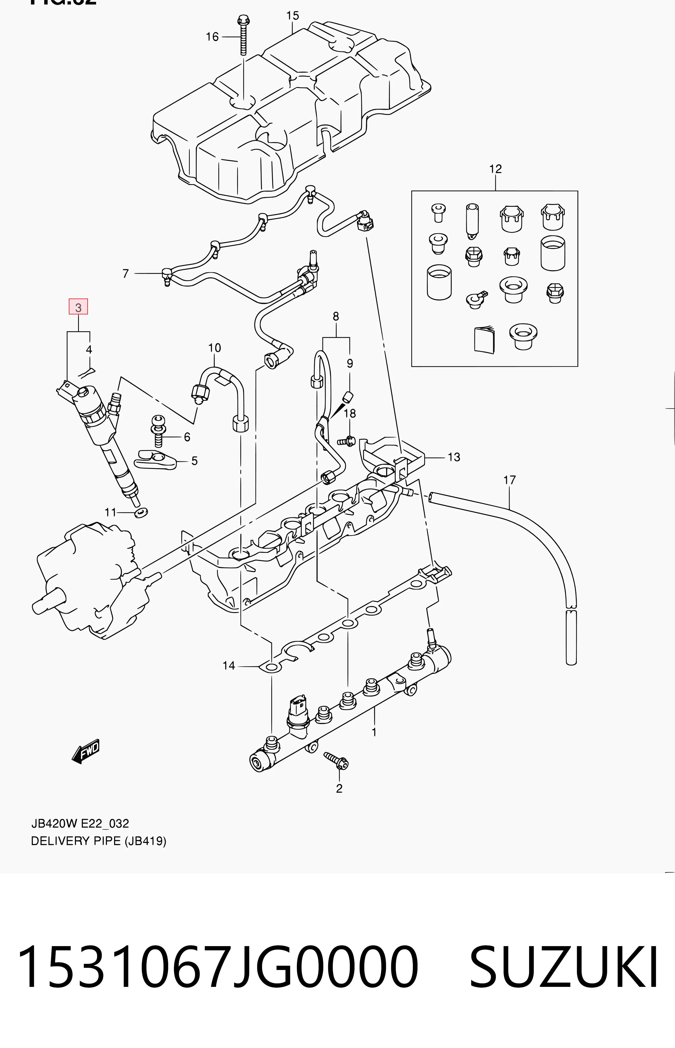 Wtryskiwacz paliwa Suzuki Grand Vitara SUV (JB) (2005 - 2026) cena, od 27,37 USD