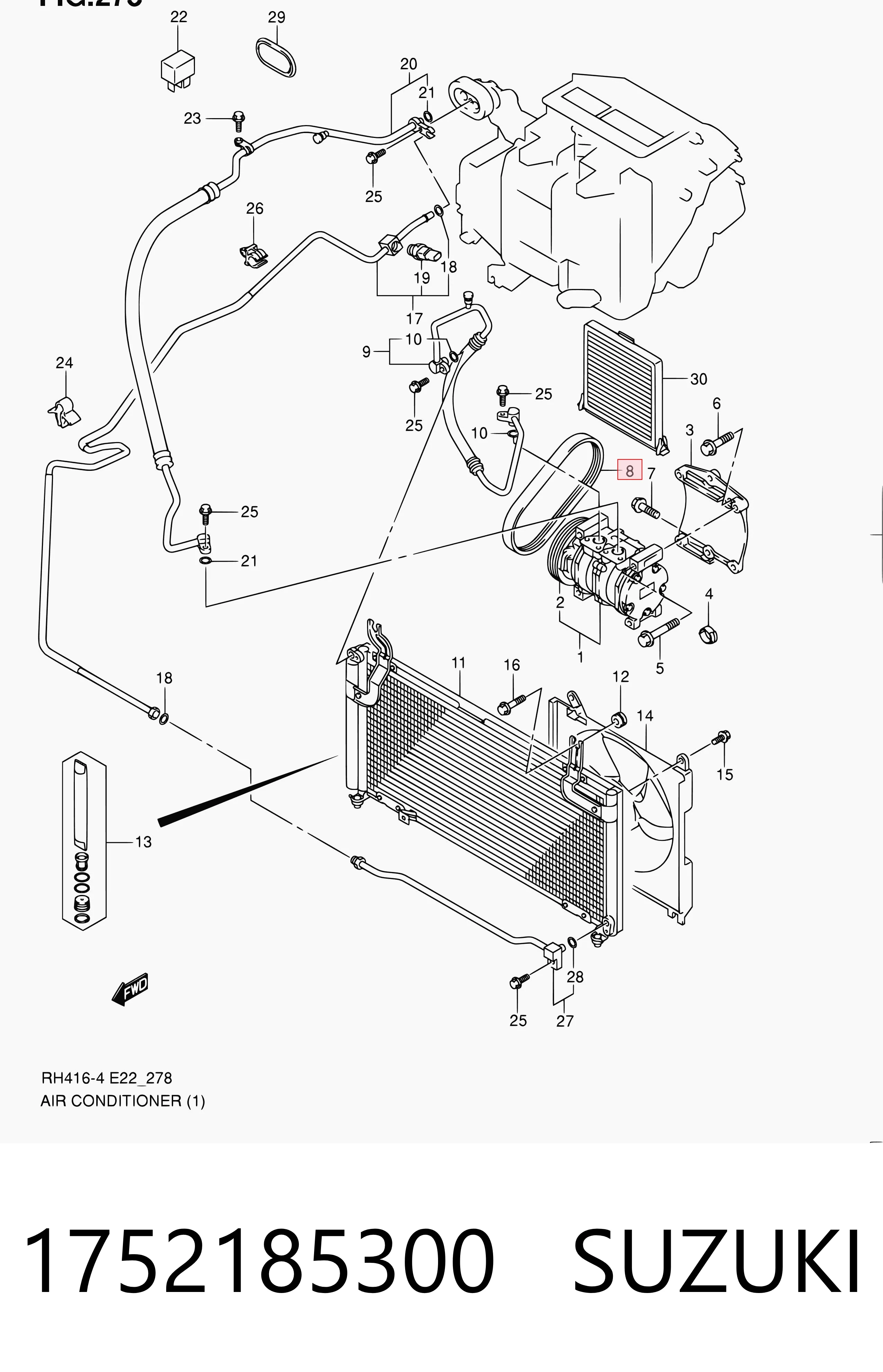 Pas napędowy mechanizmów Nissan/Infiniti 1172067A00 cena, od 15,00 USD