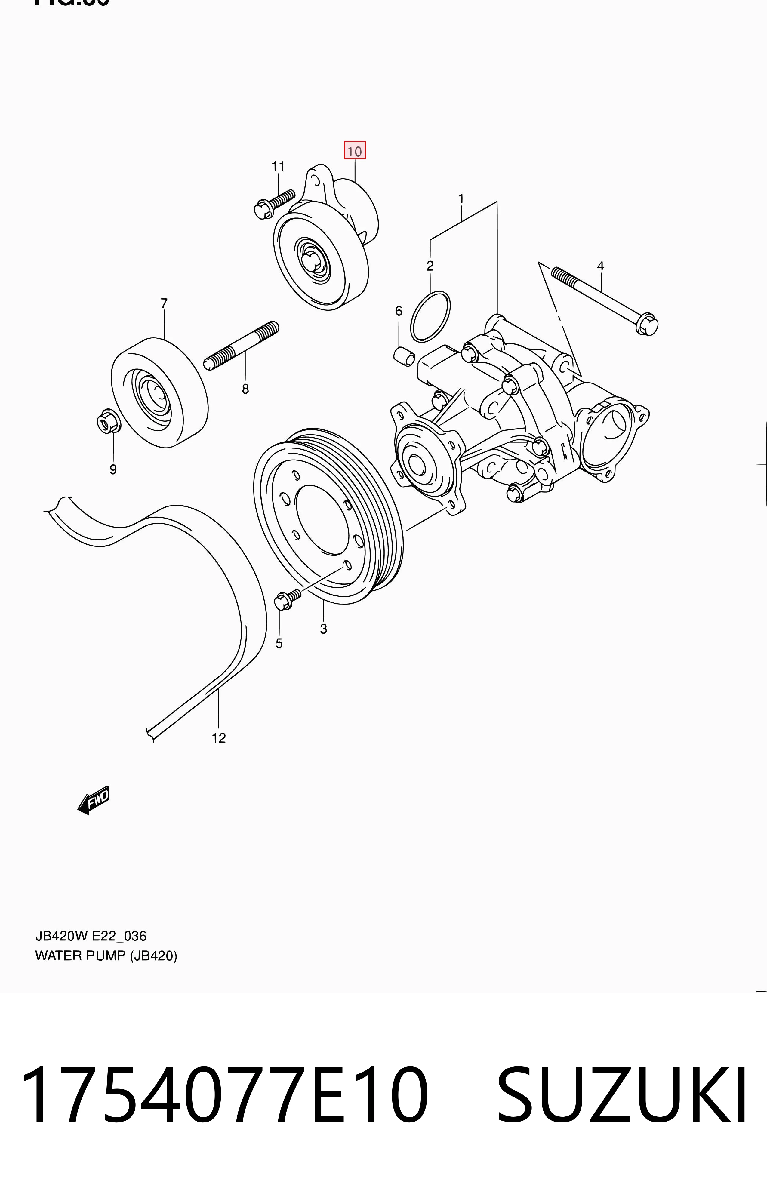 1754077E10 Suzuki