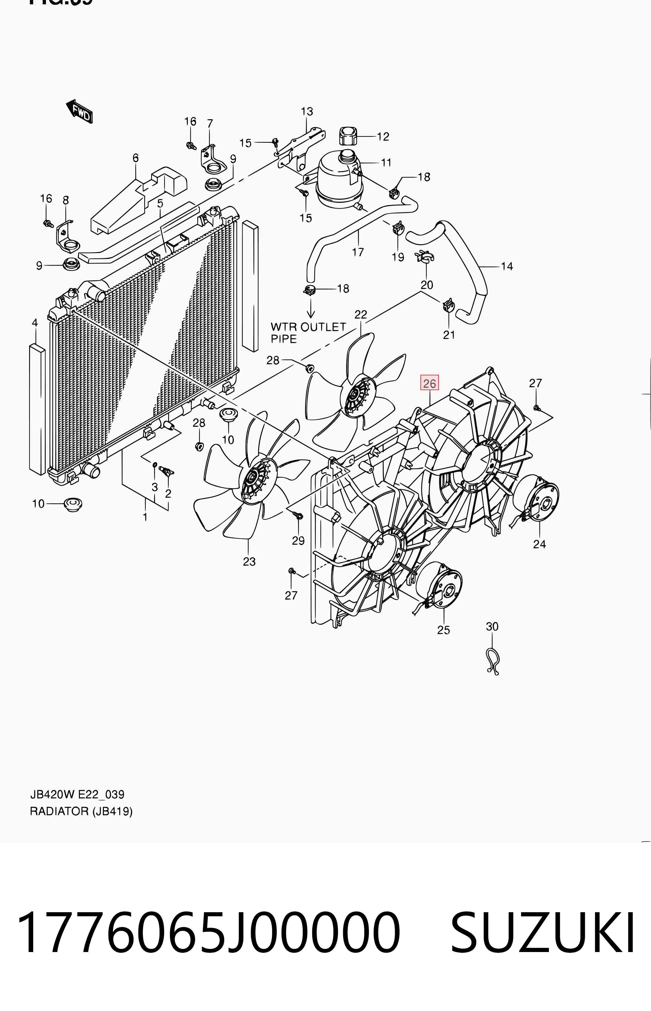 1776065J00000 Suzuki