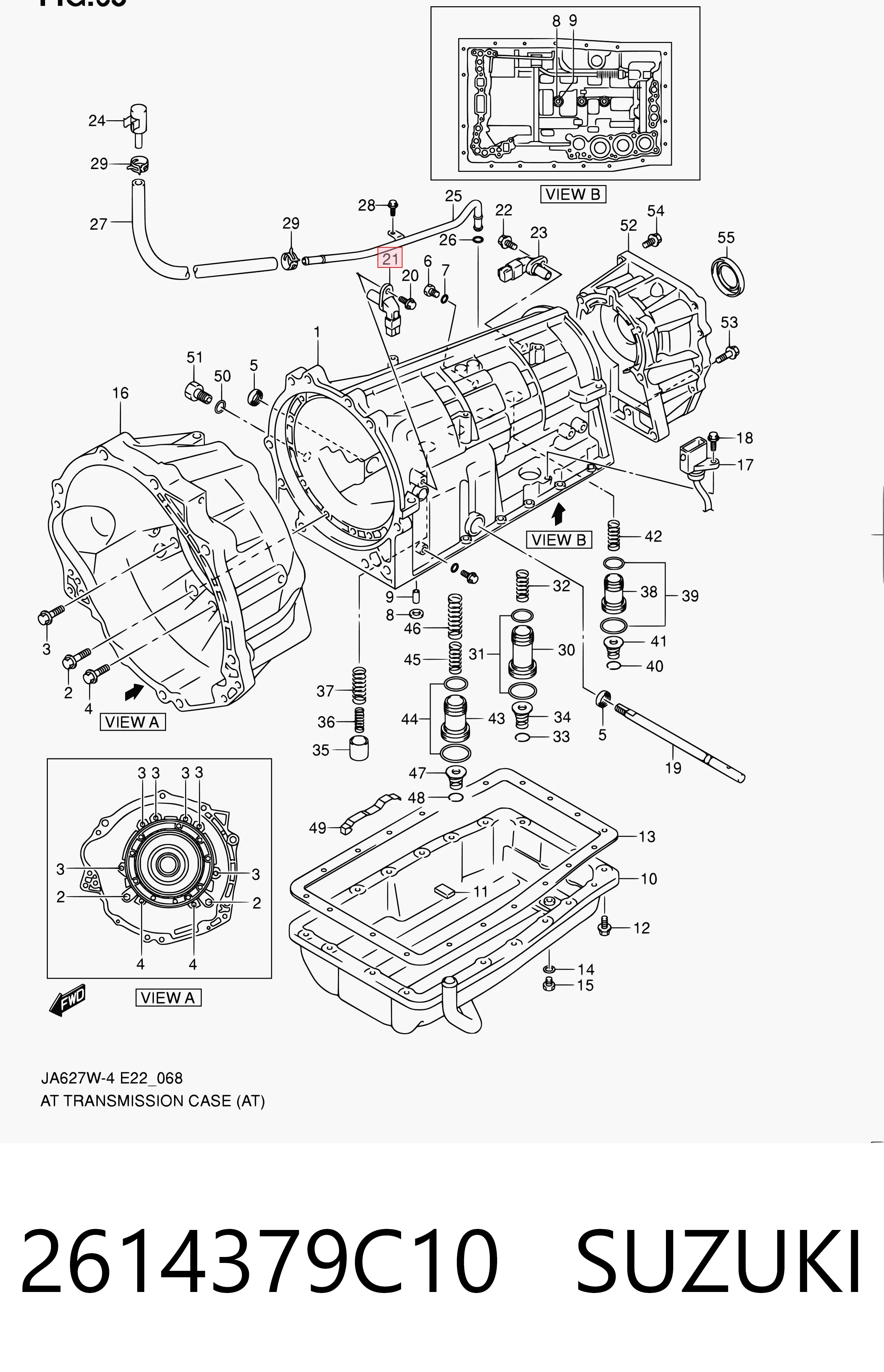 2614379C10 Suzuki Czujnik prędkości