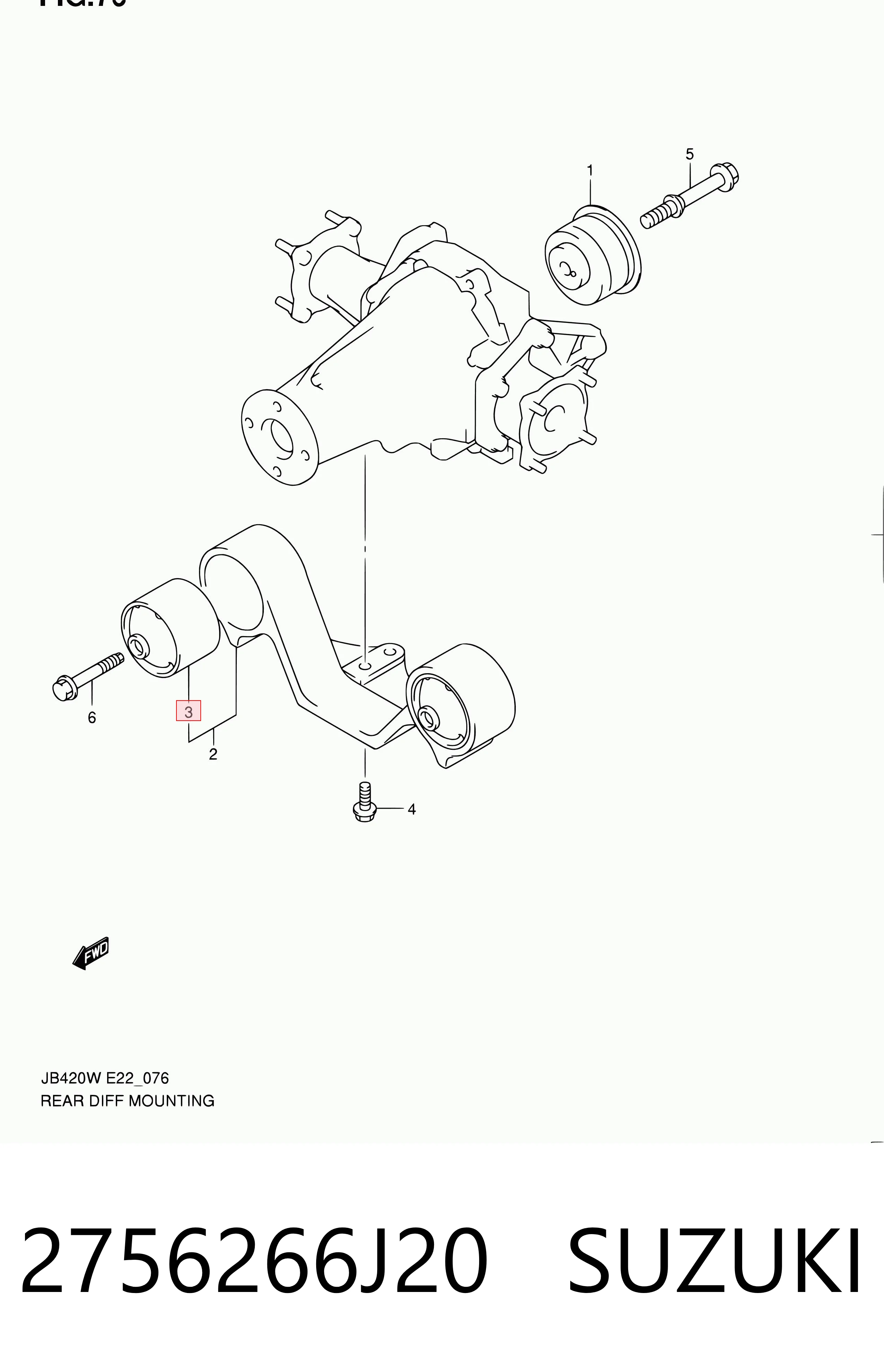 2756266J20 Suzuki