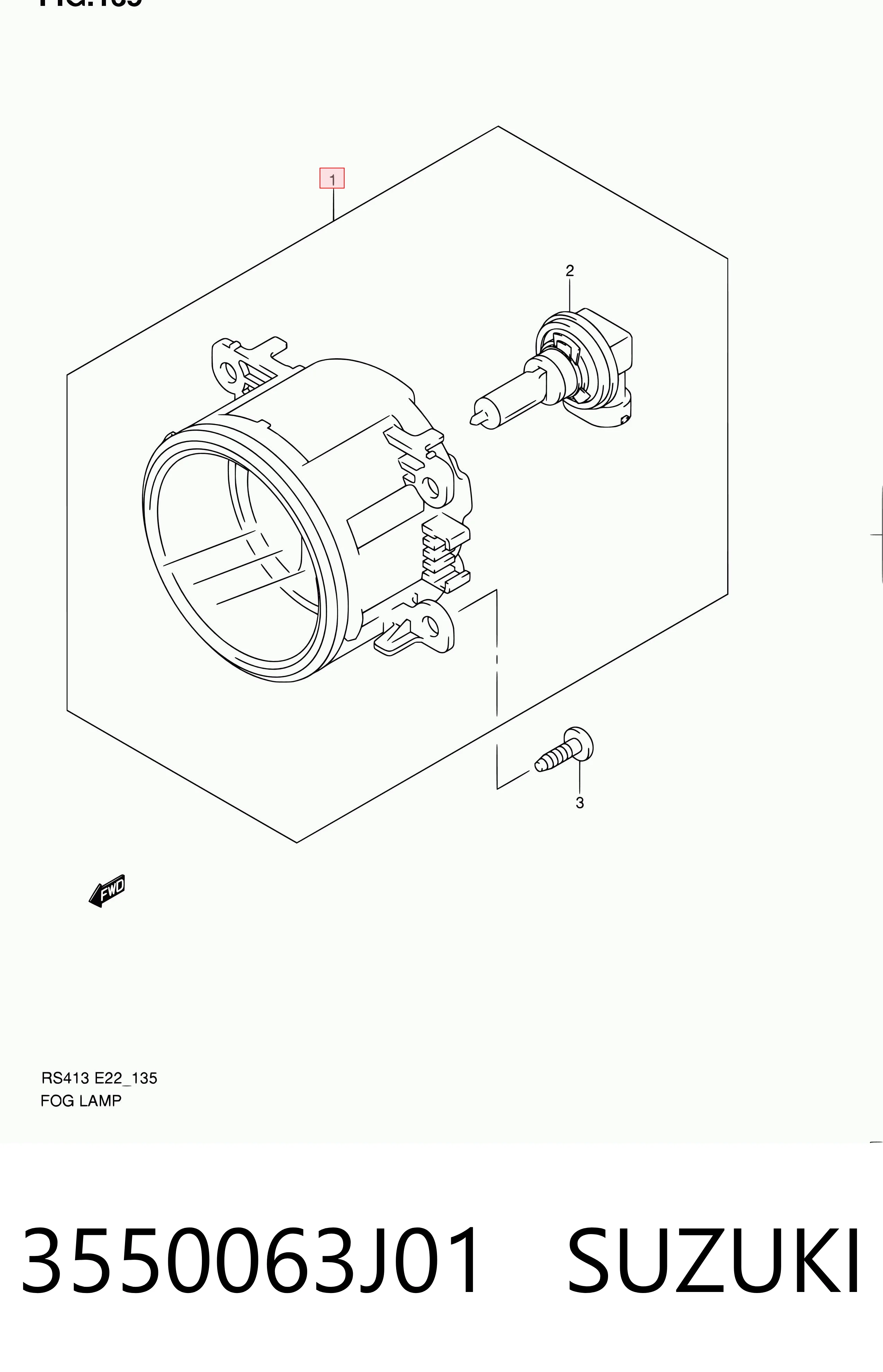 Lampa przeciwmgielna lewa/prawa 965001680 Peugeot/Citroen