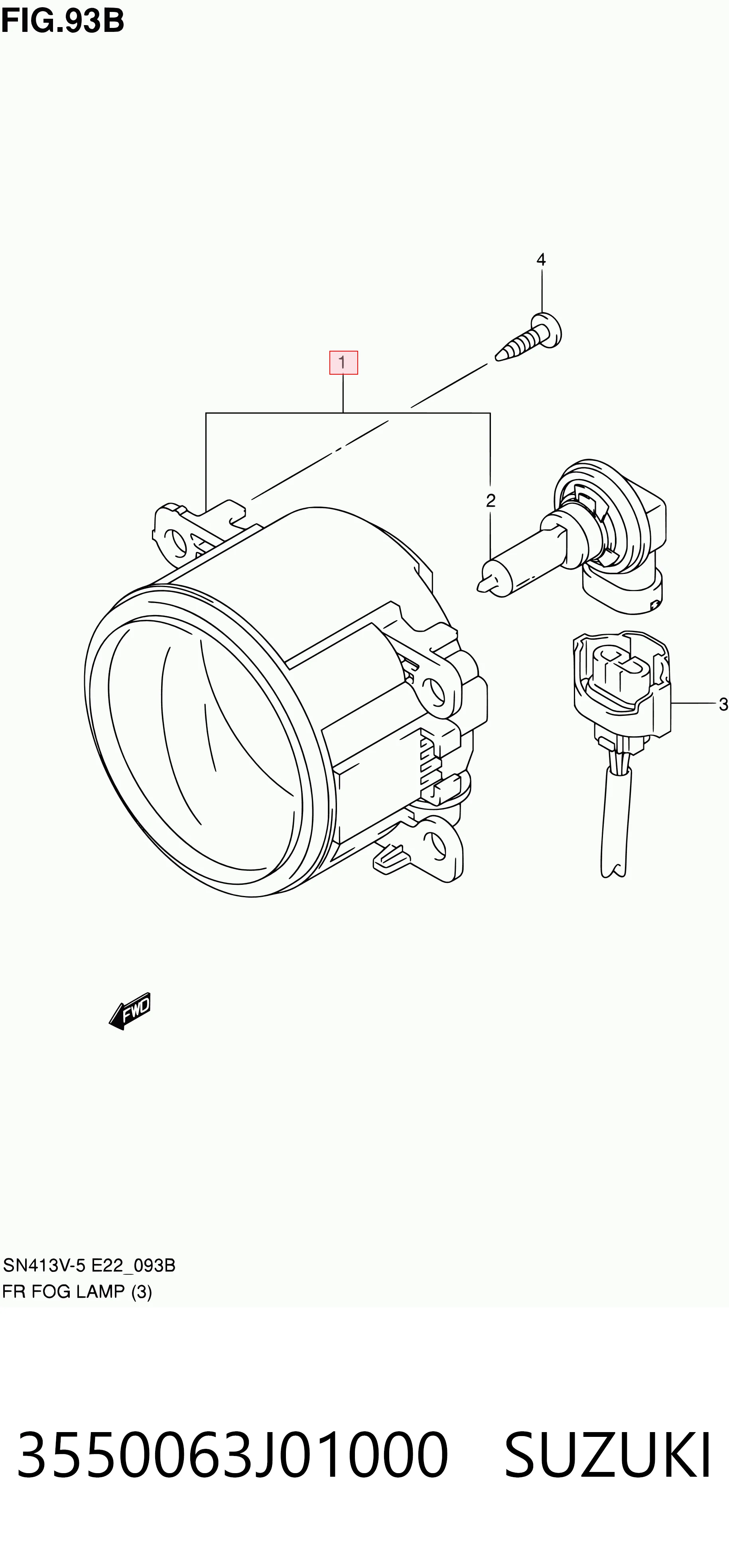 Do koszyka 965001680 Peugeot/Citroen Lampa przeciwmgielna lewa/prawa