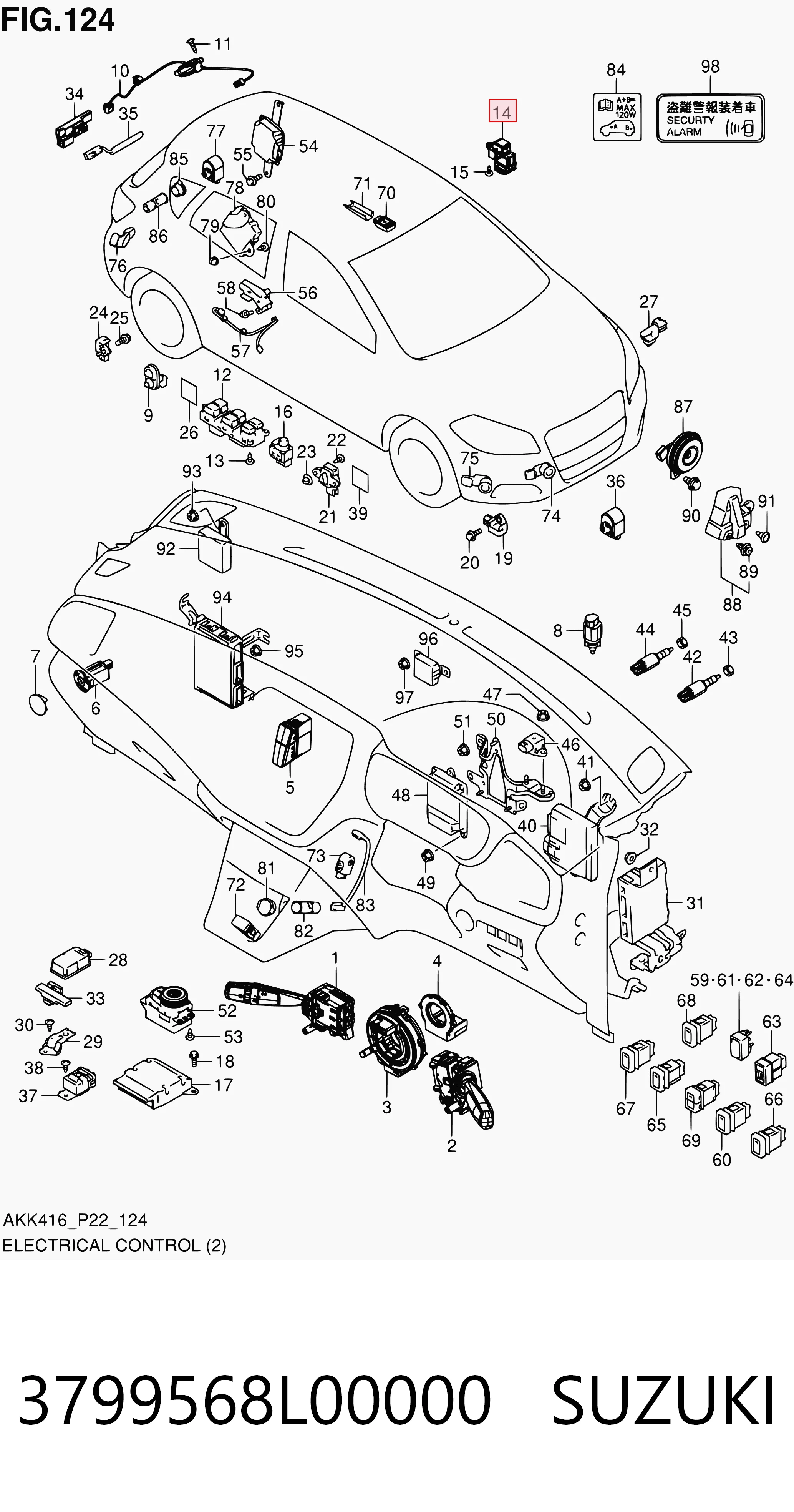 3799568L00000 Suzuki