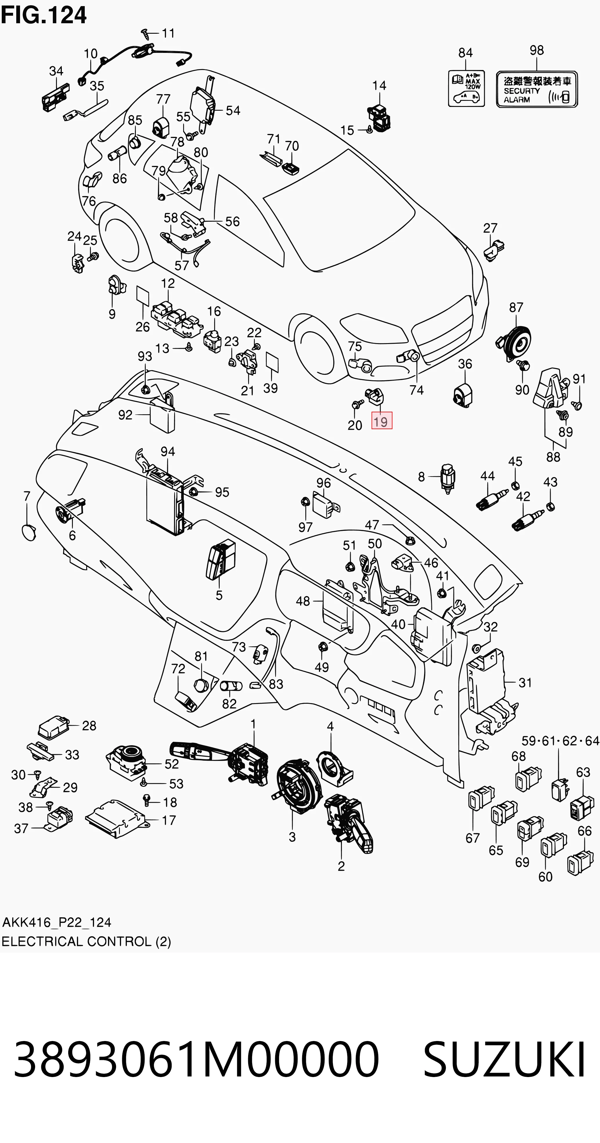 3893061M00000 Suzuki