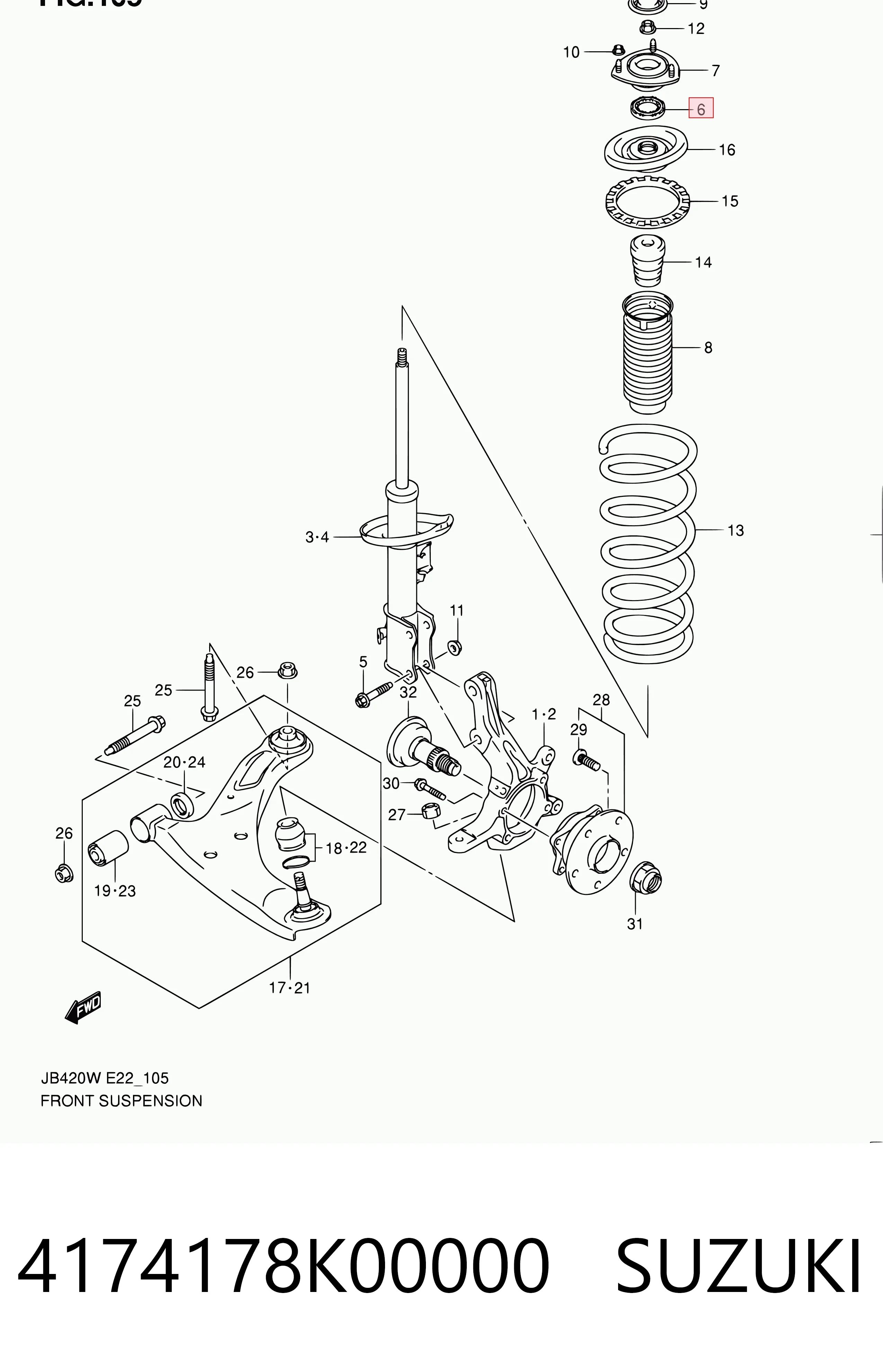4174178K00000 Suzuki