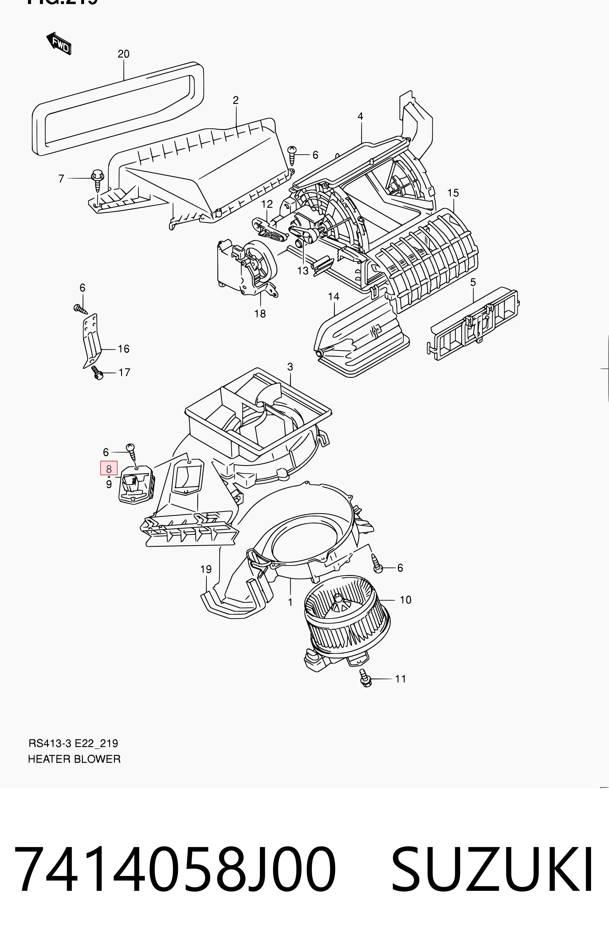 Rezystor wentylatora nagrzewnicy (ogrzewacza kabiny) Suzuki Swift III hatchback (RS) (2005 - 2011) cena, od 18,84 USD