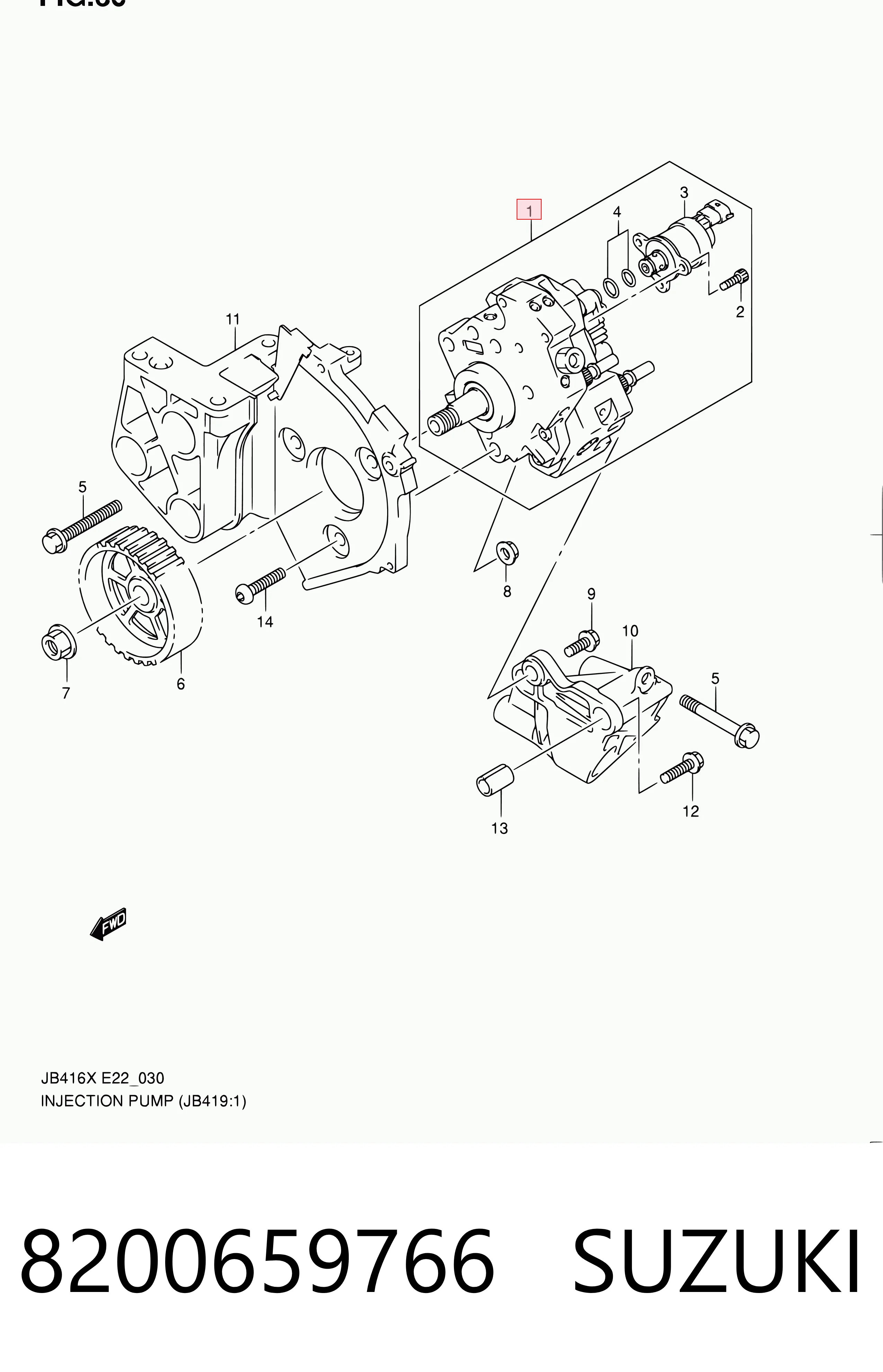  Pompa wtryskowa wysokiego ciśnienia Suzuki Grand Vitara 