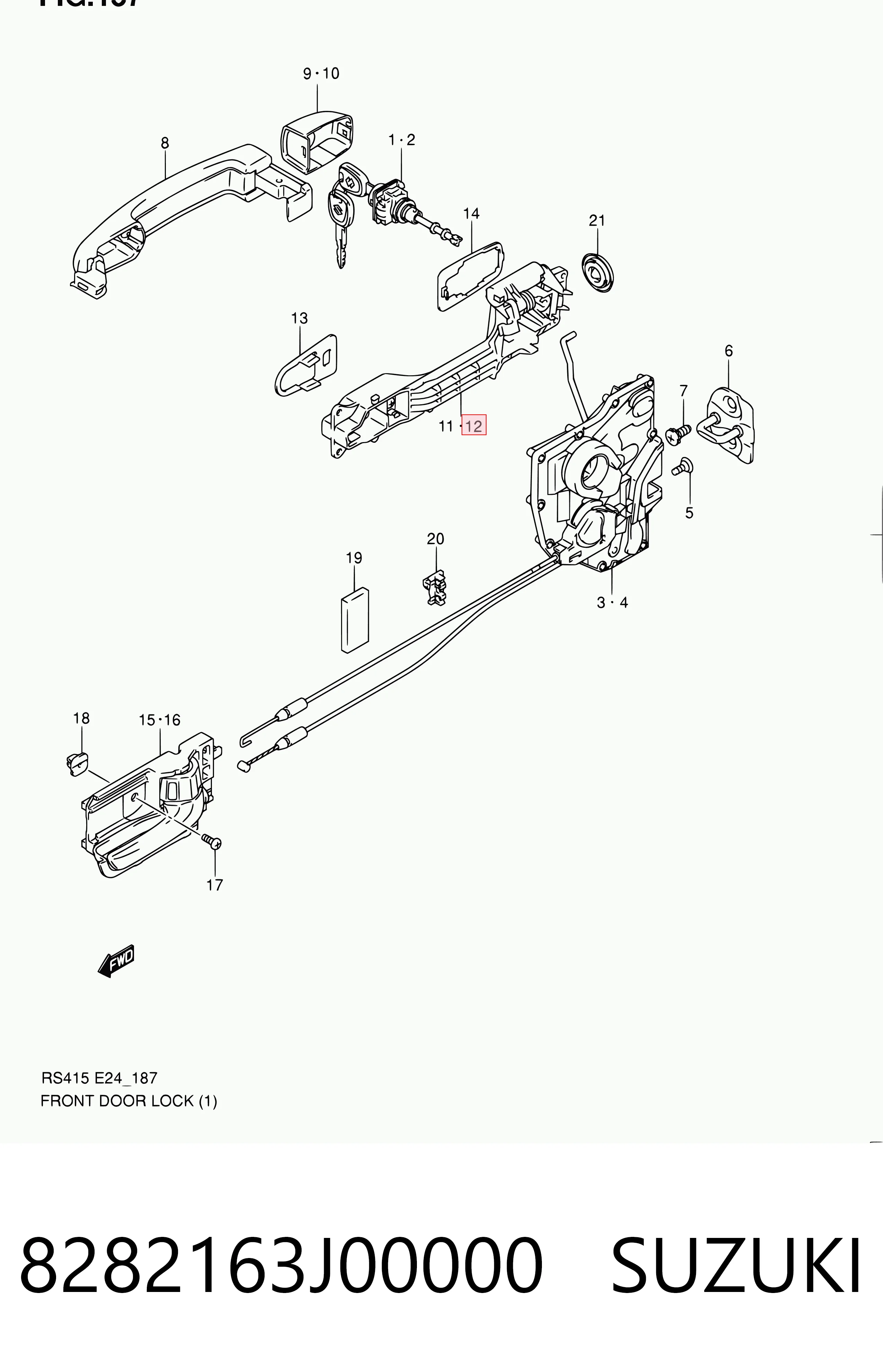 8282163J00000 Suzuki