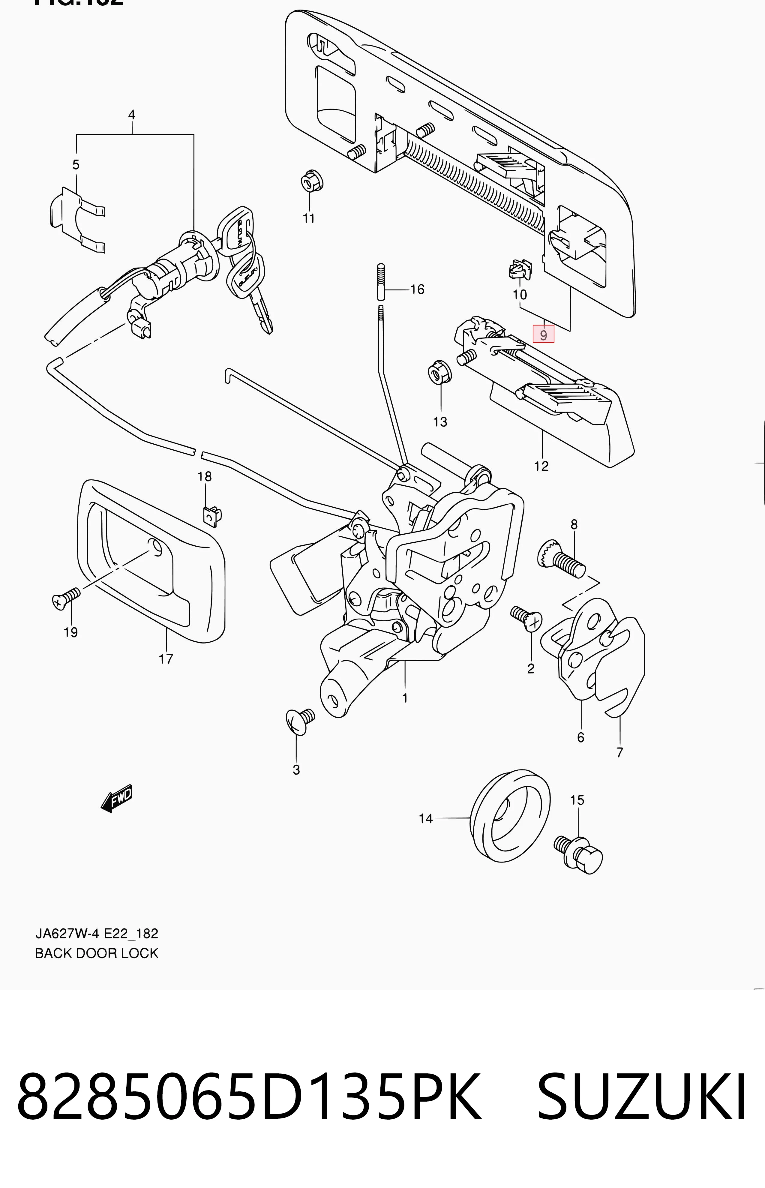 8285065D135PK Suzuki