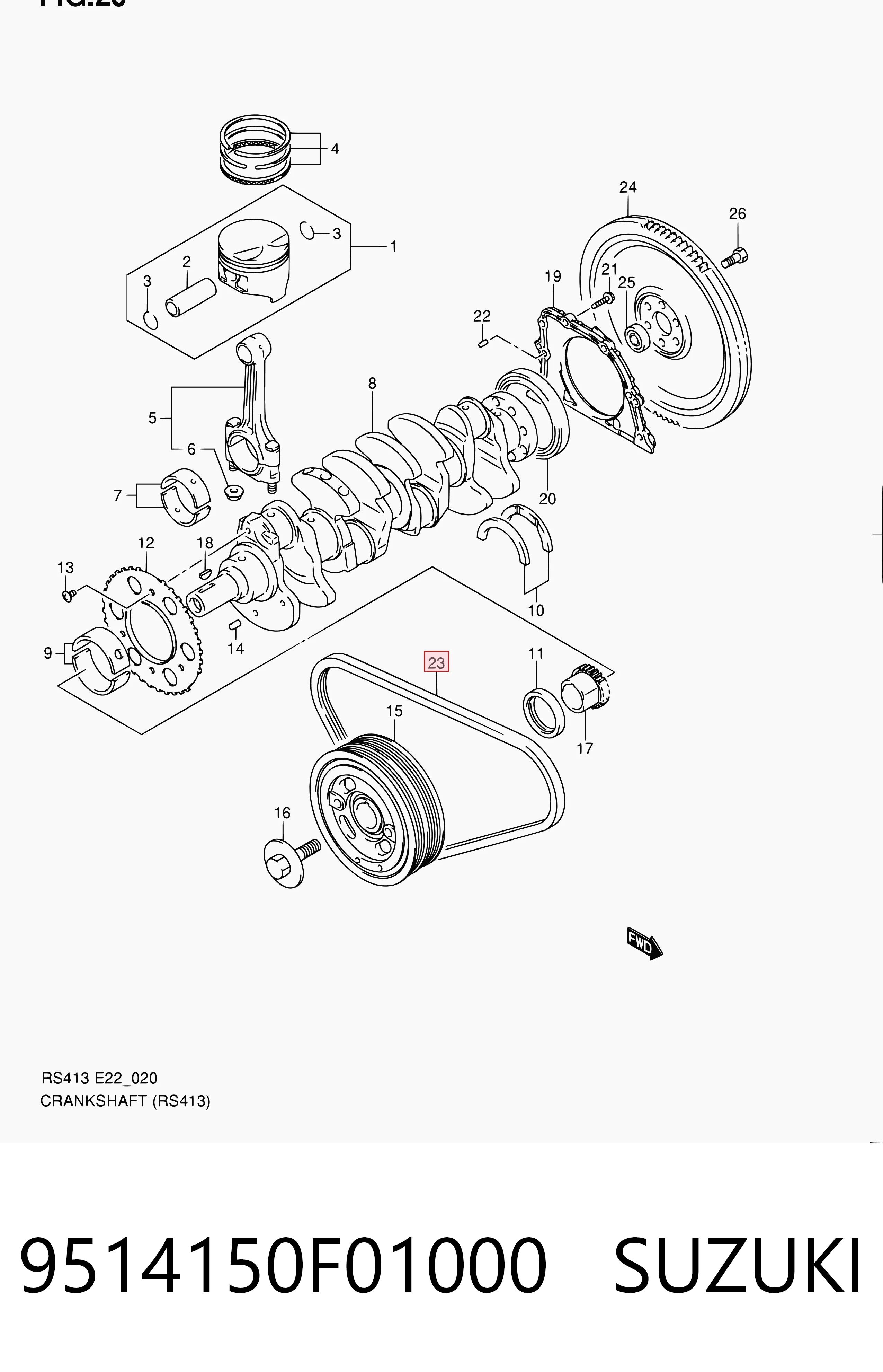 9514150F01000 Suzuki