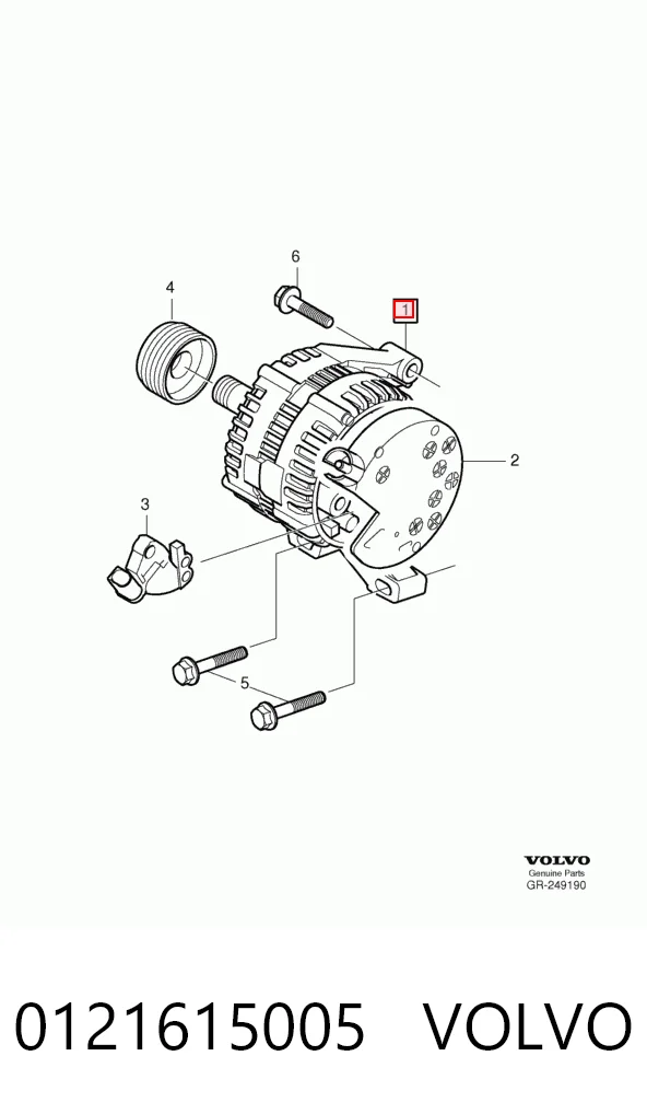 0121615005 Volvo Alternator
